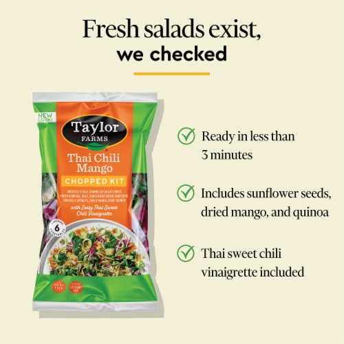 Taylor Farms® Thai Chili Mango Chopped Salad Kit Perspective: left