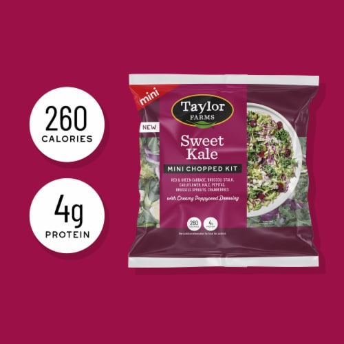 Taylor Farms Sweet Kale Mini Chopped Salad Kit Perspective: left