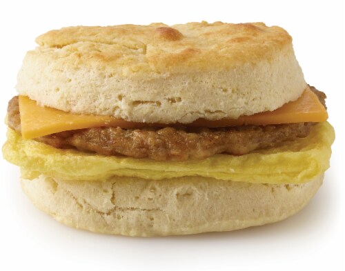 Taylor Farms Sausage, Egg & Cheese Biscuit Perspective: left
