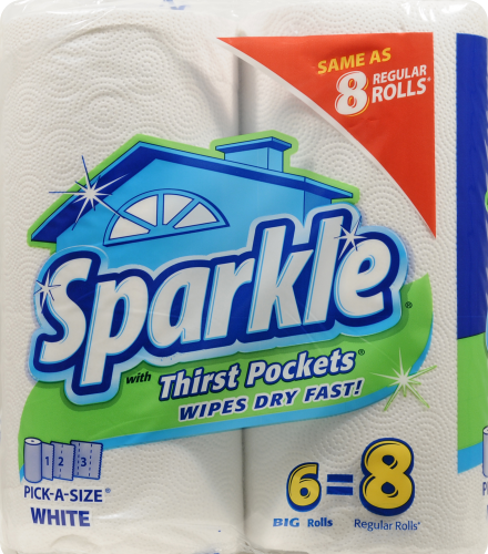 Sparkle Paper Towels Perspective: left