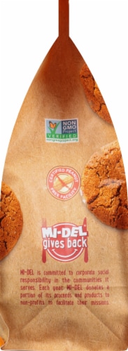 Mi-Del Ginger Snaps Cookies Perspective: left