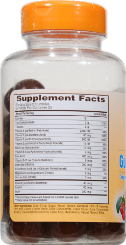 Sundown Naturals Adult Multivitamin Gummies Perspective: left
