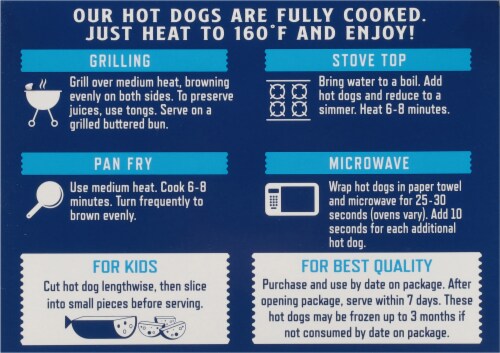 Kayem® Skinless Beed Hot Dogs Perspective: left
