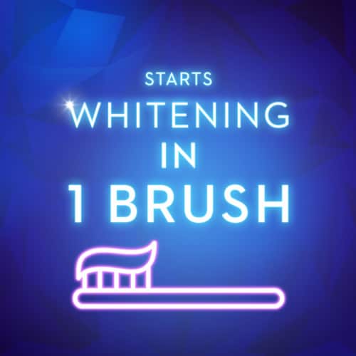 Crest 3D White Glamorous White Teeth Whitening Toothpaste Perspective: left