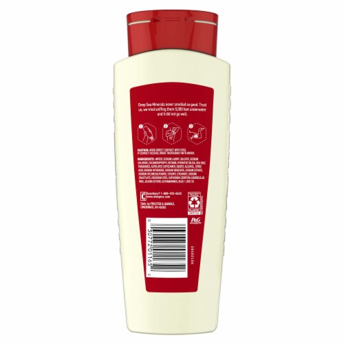 Old Spice Men's Deep Cleanse with Deep Sea Minerals Body Wash Perspective: left