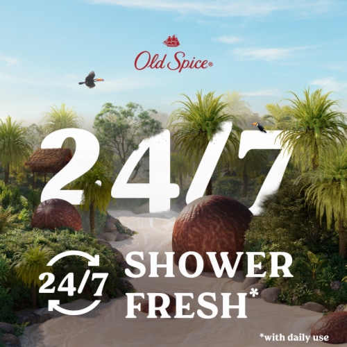 Old Spice Fresher Collection Body Wash Pump Moisturizing With Shea Butter Perspective: left