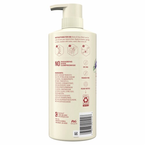 Old Spice GentleMan's Blend Lavender & Mint Men's Body Wash Perspective: left