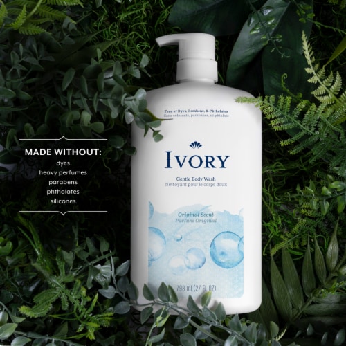 Ivory Mild & Gentle Original Scent Body Wash Perspective: left