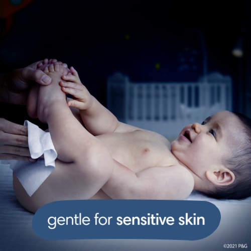 Pampers Swaddlers Sweet Dreams Baby Wipes Perspective: left