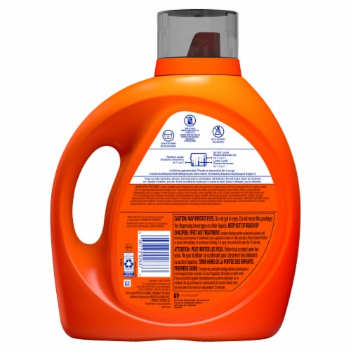 Tide HE Plus Febreze Sport Odor Defense Turbo Clean Liquid Laundry Detergent Perspective: left