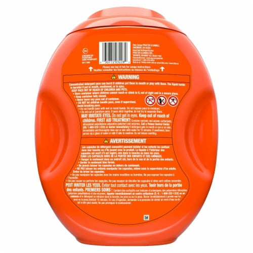 Tide PODS Clean Breeze Liquid Laundry Detergent Pacs Perspective: left