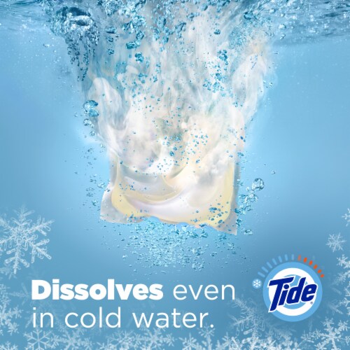 Tide PODS Free and Gentle Liquid Laundry Detergent Soap Pacs Perspective: left