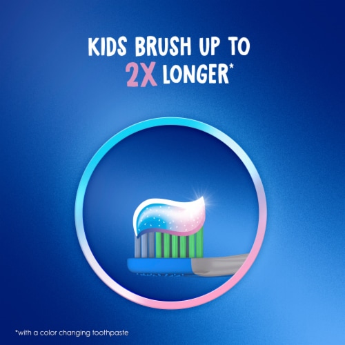 Crest Advanced Kid's Fluoride Bubblegum Flavor Toothpaste Perspective: left