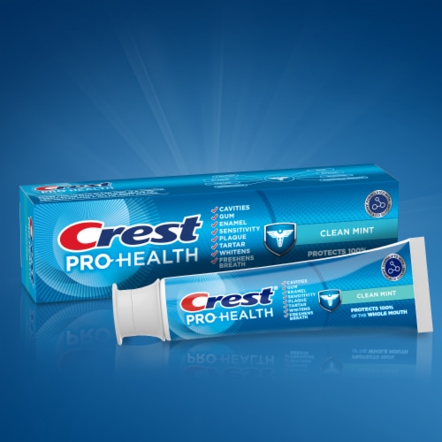 Crest Pro-Health Clean Mint Toothpaste Perspective: left