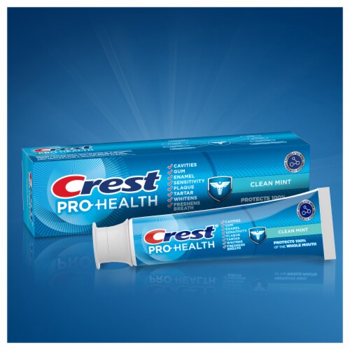 Crest Pro-Health Clean Mint Toothpaste Perspective: left