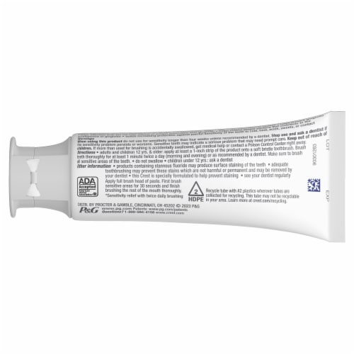 Crest Pro-Health Gum and Sensitivity All Day Protection Toothpaste Perspective: left