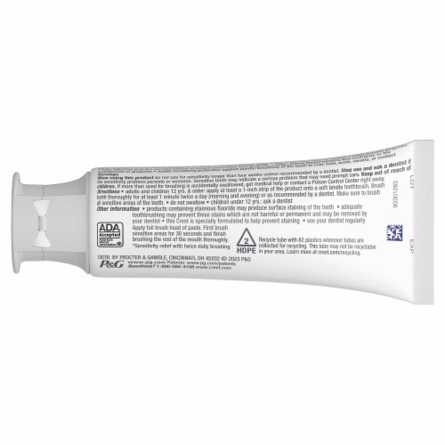 Crest Pro-Health Gum and Sensitivity All Day Protection Toothpaste Perspective: left