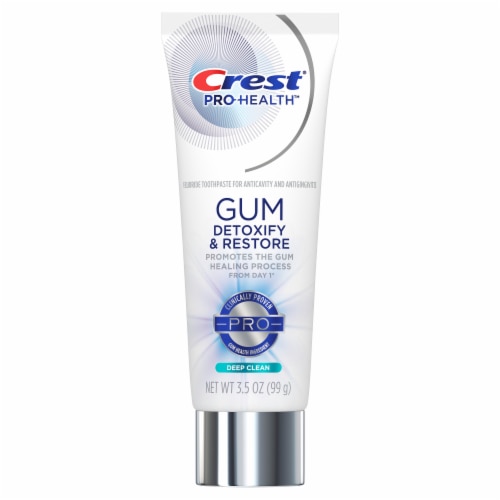 Crest Pro-Health Gum Detoxify and Restore Deep Clean Toothpaste Perspective: left