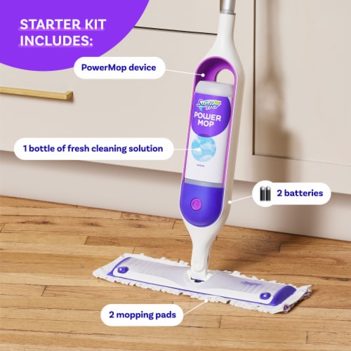 Swiffer PowerMop Multi-Surface Floor Cleaning Fresh Scent Mopping Kit, 1  kit - Fry's Food Stores