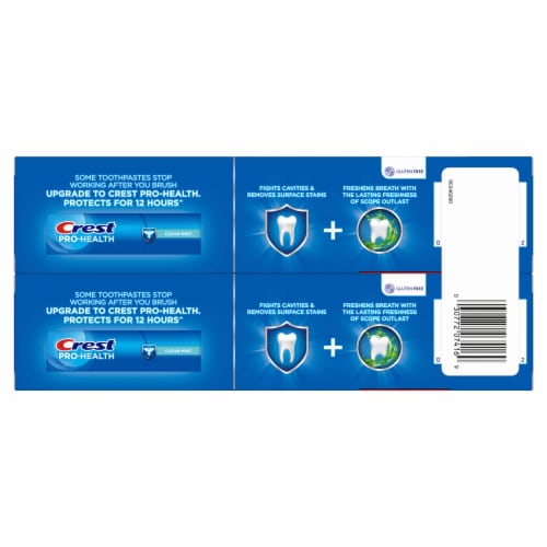 Crest Premium Plus Scope Outlast Toothpaste Long Lasting Mint Flavor Perspective: left
