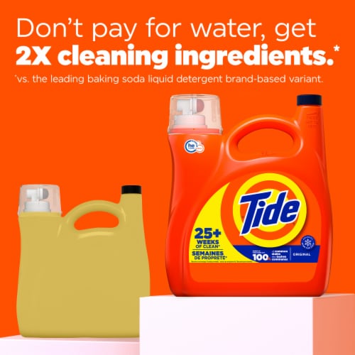 Tide HE Original Liquid Laundry Detergent Perspective: left