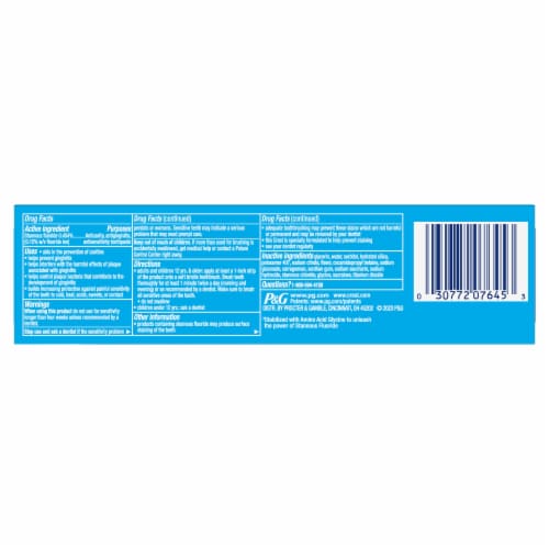 Crest Pro-Health Clean & Free Toothpaste Perspective: left