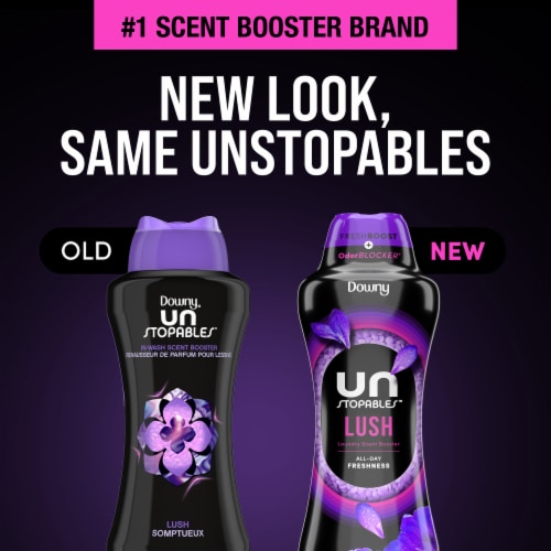 Downy Unstopables Lush In-Wash Scent Booster Beads Perspective: left
