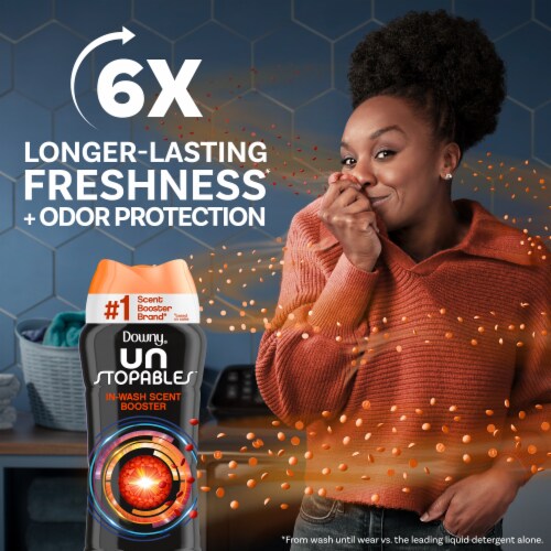 Downy Unstopables Tide Original In-Wash Laundry Scent Booster Beads Perspective: left