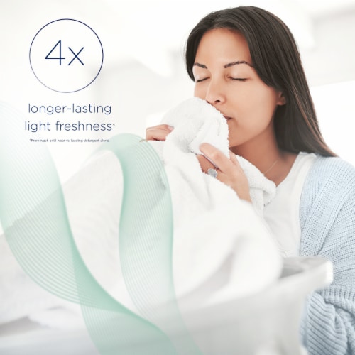 Downy Light Woodland Rain In-Wash Scent Booster Beads Perspective: left