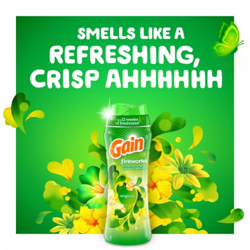 Gain Fireworks Original In-Wash Scent Booster Beads Perspective: left
