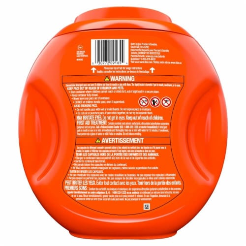 Tide PODS Original Liquid Laundry Detergent Pacs Perspective: left
