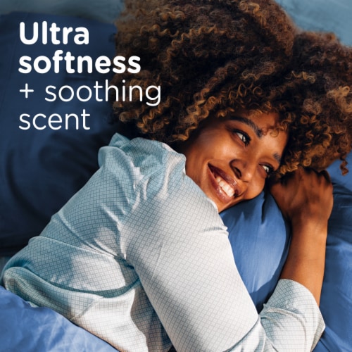Downy Infusions Crisp Rain and Blue Eucalyptus Balance Fabric Softener Fabric Conditioner Perspective: left