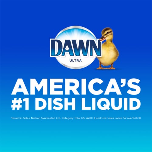 Dawn® Antibacterial 50% Less Scrubbing Apple Blossom Dishwashing Liquid Perspective: left