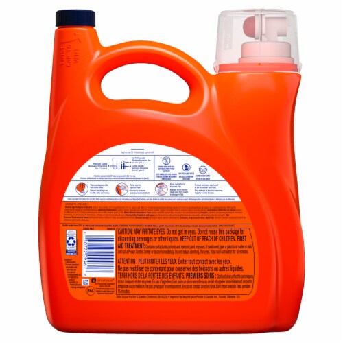 Tide HE Plus Downy April Fresh Liquid Laundry Detergent Perspective: left