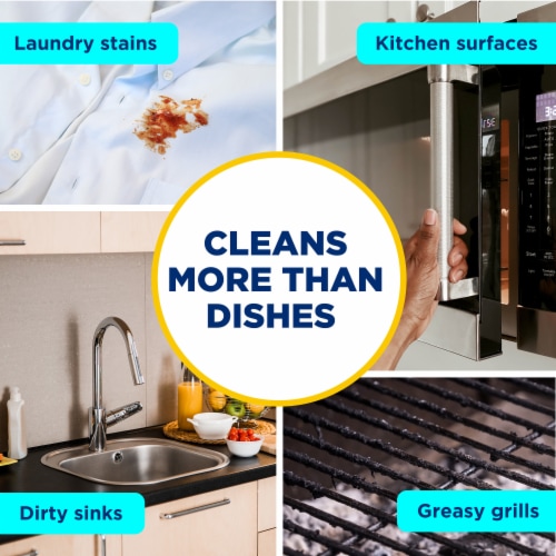 Dawn Platinum Powerwash Lemon Scent Spray Dish Soap Refill Perspective: left