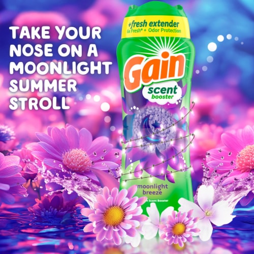 Gain Fireworks Moonlight Breeze In-Wash Scent Booster Beads Perspective: left