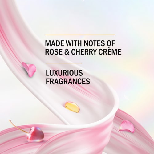 Olay Indulgent Moisture Body Wash with Rose & Cherry Crème Perspective: left
