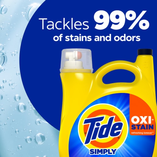 Tide Simply Oxi Stain Liquid Laundry Detergent Perspective: left