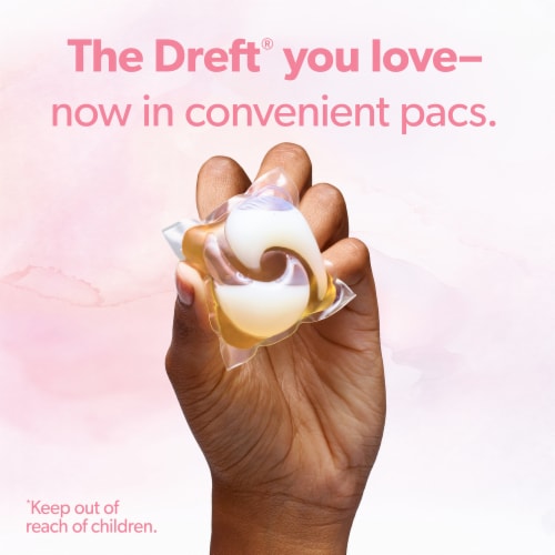 Dreft Lightly Scented Laundry Detergent Pods Perspective: left