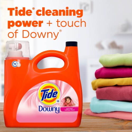 Tide With Downy April Fresh Liquid Laundry Detergent Perspective: left
