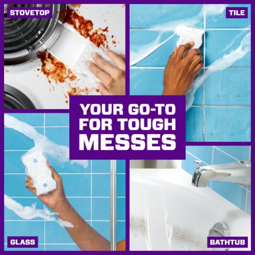 Mr. Clean Magic Eraser Ultra Foamy Multi-Purpose Cleaning Pads Perspective: left