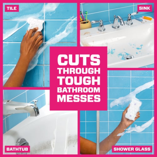 Mr. Clean Magic Eraser Ultra Bath Multi-Purpose Cleaning Pads Perspective: left