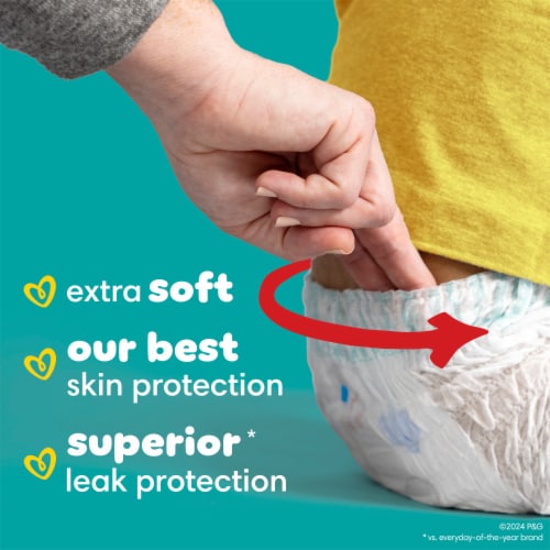 Pampers Swaddlers 360 Pull-On Diapers, Size 5 (27+lbs) Perspective: left