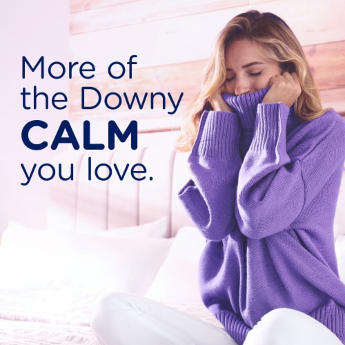 Downy Infusions Lavender and Vanilla Bean Calm In-Wash Scent Booster Beads Perspective: left