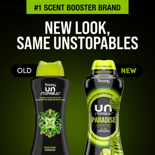 Downy Unstopables Paradise In-Wash Scent Booster Beads Perspective: left