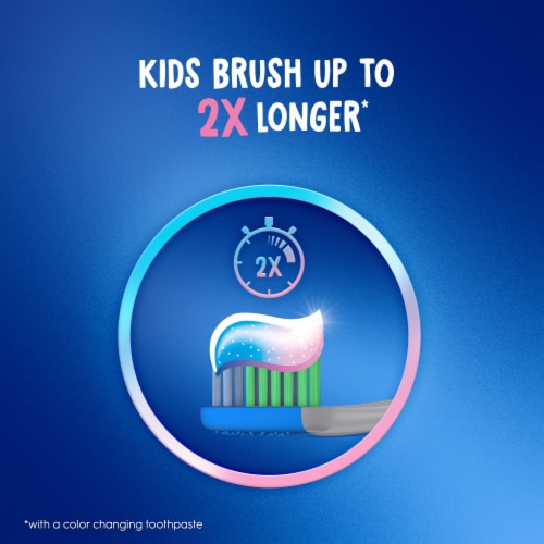 Crest Advanced Kid's Fluoride Toothpaste, Strawberry Flavor Perspective: left