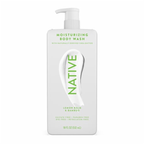 Native Lemon Blam & Bamboo Moisturizing Body Wash Perspective: left