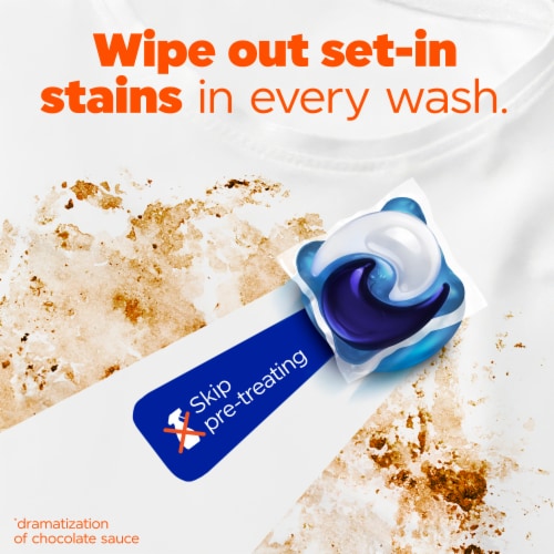 Tide Power Pods Oxi Boost Laundry Detergent Pods Perspective: left