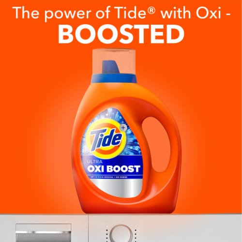 Tide Ultra Oxi Boost Liquid Laundry Detergent Perspective: left