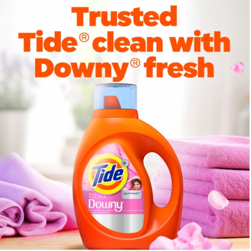 Tide With Downy April Fresh Liquid Laundry Detergent Perspective: left
